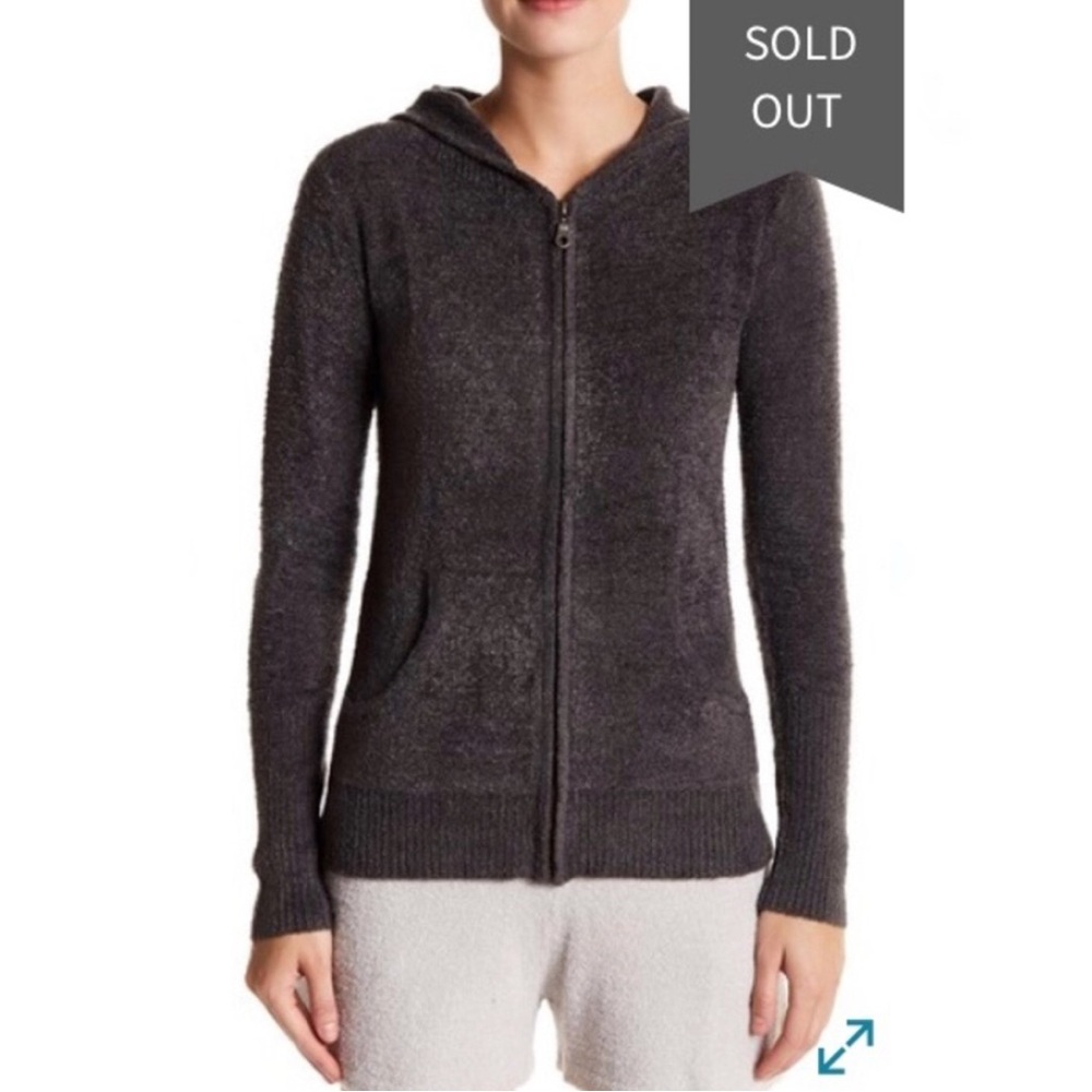 NWOT BAREFOOT DREAMS CozyChic Lite Hoodie Black Small